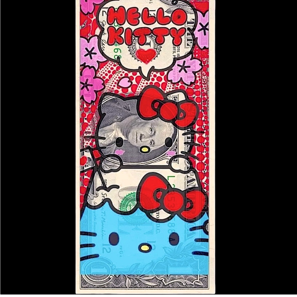 Death NYC 2023 Hello Kusama Kitty $1 Ltd Ed 32 of 100 | Original Signed w COA